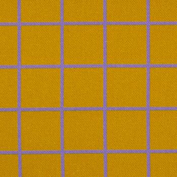 Preview: The happy Canvas Story by Cherry Picking Karos auf Senf/Lila